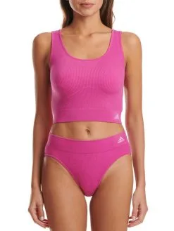 ADIDAS 3D Rib Crop-Top, Doppelripp -Geschenkideen Verkäufe Adidas 3D Rib Crop Top Doppelripp rot 4A2H34 512 2