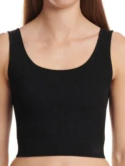 ADIDAS 3D Rib Crop-Top, Doppelripp