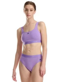ADIDAS Cotton Logo Sport Bra -Geschenkideen Verkäufe Adidas Cotton Logo Sport Bra violett 4A7H11 820 3