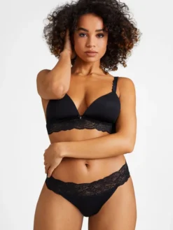 Aubade Sweetessence Triangel-BH -Geschenkideen Verkäufe Aubade Sweetessence Triangel BH schwarz IKC10 NOIR 3