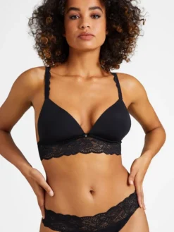 Aubade Sweetessence Triangel-BH -Geschenkideen Verkäufe Aubade Sweetessence Triangel BH schwarz IKC10 NOIR 4