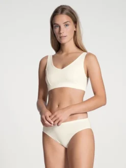 Calida 100% Nature Bustier, Compostable -Geschenkideen Verkäufe Calida 100 Nature Bustier weiss star white 02194 910 3