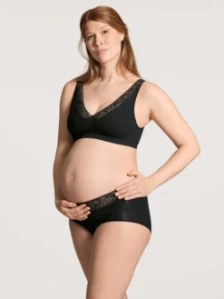 Calida 100% Nature Mum Umstands-Bustier -Geschenkideen Verkäufe Calida 100 Nature Mum Bustier schwarz 02354 995 2