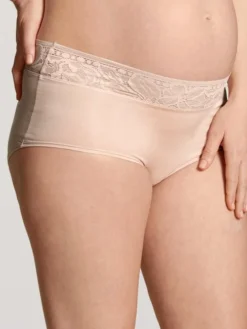 Calida 100% Nature Mum Umstands-Panty, Regular Cut, Cradle To Cradle Certified® Lace Parfait Pink
