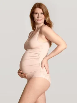 Calida 100% Nature Mum Tank-Top Für Schwagerschaft Und Stillzeit, Cradle To Cradle Certified® Lace Parfait Pink -Geschenkideen Verkäufe Calida 100 Nature Mum Tank Top rosa 12353 171 2