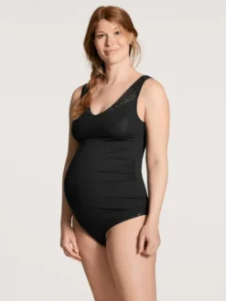Calida 100% Nature Mum Tank-Top Für Schwagerschaft Und Stillzeit, Cradle To Cradle Certified® Black C2C -Geschenkideen Verkäufe Calida 100 Nature Mum Tank Top schwarz 12353 995 2