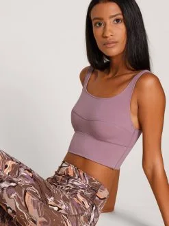 Calida 100% Nature Relax Bustier -Geschenkideen Verkäufe Calida 100 Nature Relax Bustier violett 02457 324 neu 5