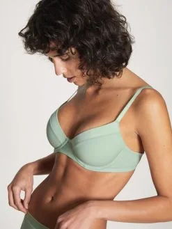 Calida Cate T-Shirt-BH -Geschenkideen Verkäufe Calida Cate T Shirt BH gruen 03458 622 4