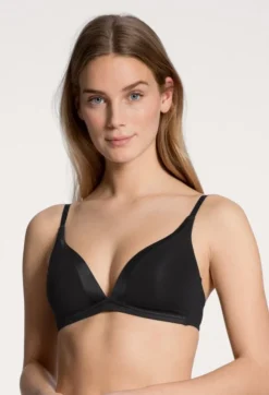 Calida Cate Triangel-Soft-BH Mit Schale Schwarz -Geschenkideen Verkäufe Calida Cate Triangel BH gepadded schwarz 03158 992 3