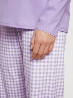 Calida Daylight Dreams Pyjama, Lang Digital Lavender -Geschenkideen Verkäufe Calida Daylight Dreams Pyjama lang violett 42757 321 5