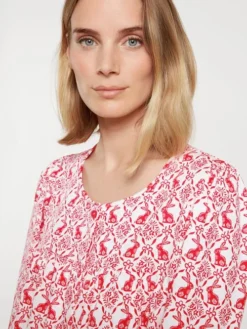 Calida Easter Nights Pyjama, Durchgeknöpft Red Glow 12 Calida Easter Nights Pyjama, Durchgeknöpft Red Glow -Geschenkideen Verkäufe Calida Easter Nights Pyjama lang rot 42552 136 4