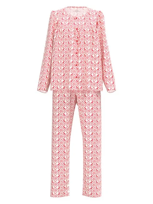 Calida Easter Nights Pyjama, Durchgeknöpft Red Glow 8 Calida Easter Nights Pyjama, Durchgeknöpft Red Glow – Bild 8