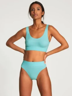 Calida Elastic Duopack Slip Im Doppelpack, High Waist Turquoise Stone -Geschenkideen Verkäufe Calida Elastic Duopack Slip im Doppelpack high waist tuerkis 22202 563 2