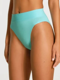 Calida Elastic Duopack Slip Im Doppelpack, High Waist Turquoise Stone -Geschenkideen Verkäufe Calida Elastic Duopack Slip im Doppelpack high waist tuerkis 22202 563