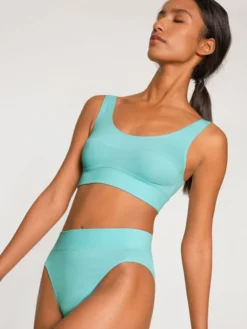 Calida Elastic Duopack Slip Im Doppelpack, High Waist Turquoise Stone -Geschenkideen Verkäufe Calida Elastic Duopack Slip im Doppelpack high waist tuerkis 22202 563 4