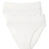 Calida Elastic Duopack Slip Im Doppelpack, High Waist Weiss