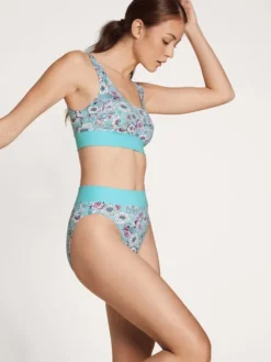 Calida Elastic Trend Bustier Mit Softbund -Geschenkideen Verkäufe Calida Elastic Trend Bustier mit Softbund tuerkis 02822 563 5