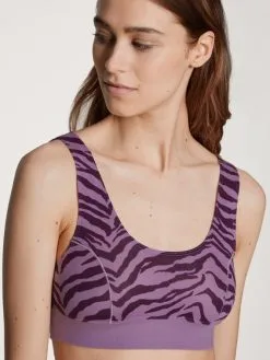 Calida Elastic Trend Bustier Mit Softbund -Geschenkideen Verkäufe Calida Elastic Trend Bustier mit Softbund violett 02822 257 3