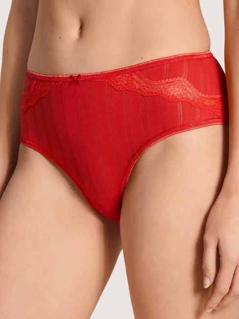 Calida Etude Toujours Panty, Regular Cut Summer Red 1 Calida Etude Toujours Panty, Regular Cut Summer Red