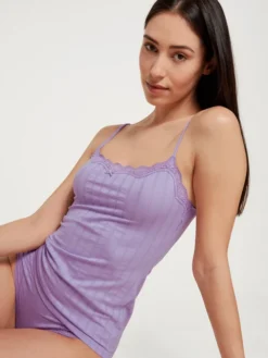 Calida Etude Toujours Spaghetti-Top Digital Lavender