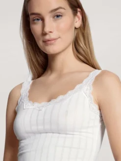 Calida Etude Toujours Tank Top Weiss -Geschenkideen Verkäufe Calida Etude Toujours Tank Top weiss 12092 001 3