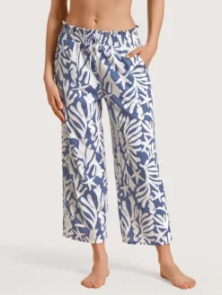 Calida Favourites Coast 7/8-Pants Marine Water Blue