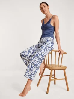 Calida Favourites Coast 7/8-Pants Marine Water Blue -Geschenkideen Verkäufe Calida Favourites Coast 7 8 Pants blau 28537 427 4