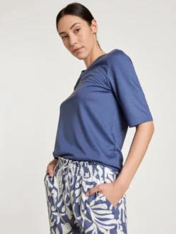 Calida Favourites Coast 7/8-Pants Marine Water Blue -Geschenkideen Verkäufe Calida Favourites Coast 7 8 Pants blau 28537 427 5