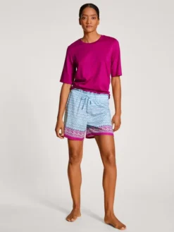 Calida Favourites Cottage Kurzarm-Shirt Orchid Flower -Geschenkideen Verkäufe Calida Favourites Cottage Kurzarm Shirt violett 14195 256 2