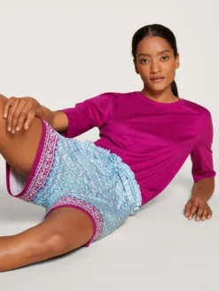 Calida Favourites Cottage Kurzarm-Shirt Orchid Flower -Geschenkideen Verkäufe Calida Favourites Cottage Kurzarm Shirt violett 14195 256 4