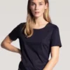 Calida Favourites Dreams Kurzarm-Shirt Dark Lapis Blue