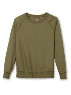 Calida Favourites Blossom Langarm-Shirt, Raglanärmel Olive Branch -Geschenkideen Verkäufe Calida Favourites Dreams Langarm Shirt Raglanaermel gruen 15035 666 4