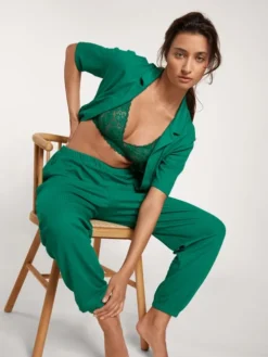 Calida Favourites Fruits Kurzarm-Shirt, Durchgeknöpft Nevada Green -Geschenkideen Verkäufe Calida Favourites Fruits Kurzarm Shirt durchgeknoepft gruen 14622 678 5