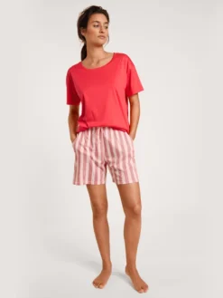 Calida Favourites Fruits Kurzarm-Shirt Red Glow -Geschenkideen Verkäufe Calida Favourites Fruits Kurzarm Shirt rot 14154 136 3