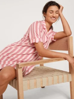 Calida Favourites Fruits Sleepshirt, Länge 95cm Red Glow