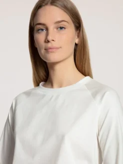 Calida Favourites Dreams Langarm-Shirt, Raglanärmel Star White -Geschenkideen Verkäufe Calida Favourites Neutrals Langarm Shirt Raglanaermel weiss 15035 910 3