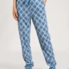 Calida Favourites Provence Pants Mit Seitentaschen Azurit Blue
