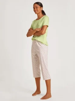 Calida Favourites Rosy 3/4-Pants Star White Print -Geschenkideen Verkäufe Calida Favourites Rosy 3 4 Pants weiss 28623 713 2