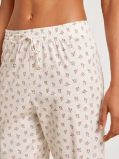 Calida Favourites Rosy 3/4-Pants Star White Print -Geschenkideen Verkäufe Calida Favourites Rosy 3 4 Pants weiss 28623 713 3
