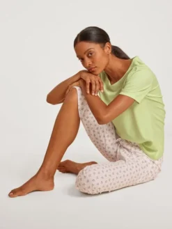 Calida Favourites Rosy 3/4-Pants Star White Print -Geschenkideen Verkäufe Calida Favourites Rosy 3 4 Pants weiss 28623 713 4