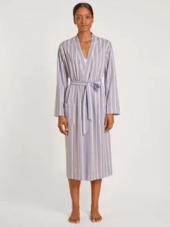 Calida Favourites Rosy Kimono, Länge 120cm Provence Blue