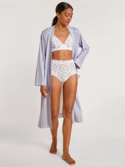 Calida Favourites Rosy Kimono, Länge 120cm Provence Blue -Geschenkideen Verkäufe Calida Favourites Rosy Kimono Laenge 120cm violett 60124 371 6