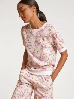 Calida Favourites Rosy Kurzarm-Shirt Pearl Blush