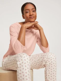 Calida Favourites Rosy Pants Mit Seitentaschen Star White Print -Geschenkideen Verkäufe Calida Favourites Rosy Pants mit Seitentaschen weiss 29923 713 4