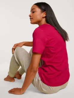 Calida Favourites Tulip Bündchen-Pants Mit Seitentaschen Seaweed Green -Geschenkideen Verkäufe Calida Favourites Tulip Buendchen Pants mit Seitentaschen gruen 29331 685 5