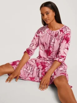 Calida Favourites Tulip Nachthemd, Länge 120cm Pink Amethyst -Geschenkideen Verkäufe Calida Favourites Tulip Nachthemd Laenge 120cm rosa 35731 294 5