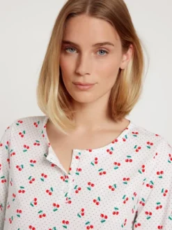 Calida Fruity Dreams Pyjama, Lang Red Glow -Geschenkideen Verkäufe Calida Fruity Dreams Pyjama lang rot 43953 136 3