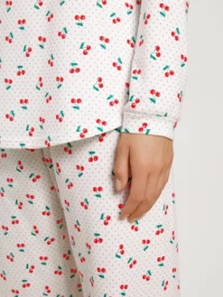 Calida Fruity Dreams Pyjama, Lang Red Glow -Geschenkideen Verkäufe Calida Fruity Dreams Pyjama lang rot 43953 136 4