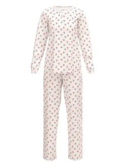 Calida Fruity Dreams Pyjama, Lang Red Glow -Geschenkideen Verkäufe Calida Fruity Dreams Pyjama lang rot 43953 136 6