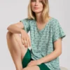 Calida Garden Nights Kurz-Pyjama Nevada Green